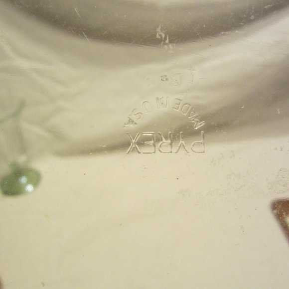 VTG 80'S PYREX PIE PLATE, CLEAR GLASS #228 B-N MADE IN USA - Picture 4 of 5